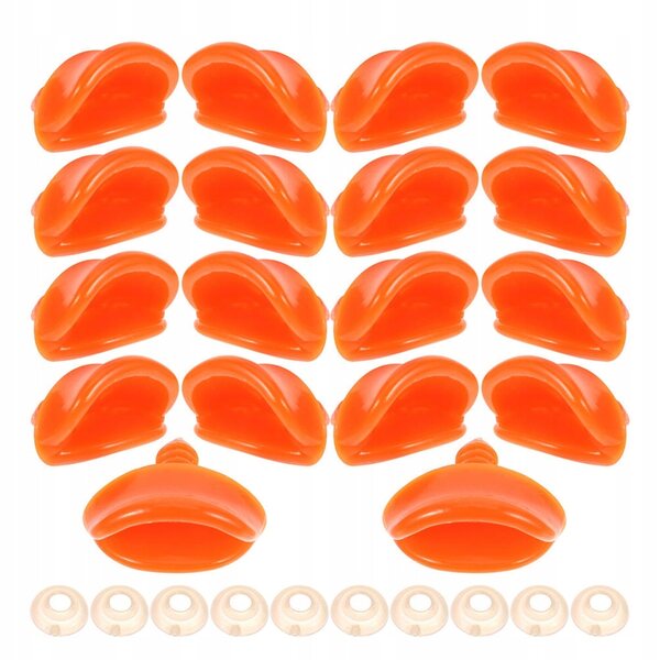 Set 40 becco anatra giallo per giocattoli fai-da-te e ricambi per peluche