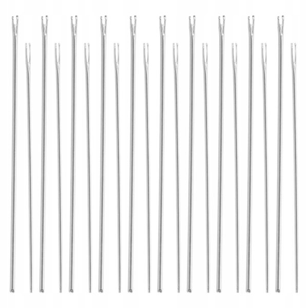 Set 20 strumenti in metallo argento per trapianto capelli bambole DIY