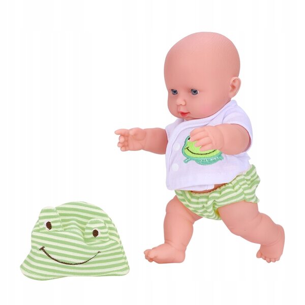 Hochsimulierte Vinyl-Neugeborenenpuppe mit realistischer Kleidung zum Spielen und Training
