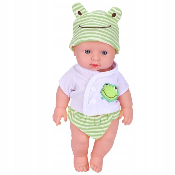 Hochsimulierte Vinyl-Neugeborenenpuppe mit realistischer Kleidung zum Spielen und Training