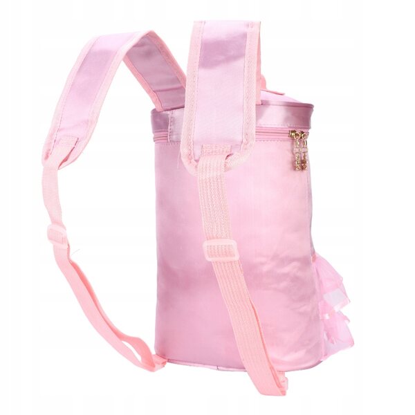 Ballerina-Rucksack aus strapazierfähigem und leichtem Satinstoff für Mädchen