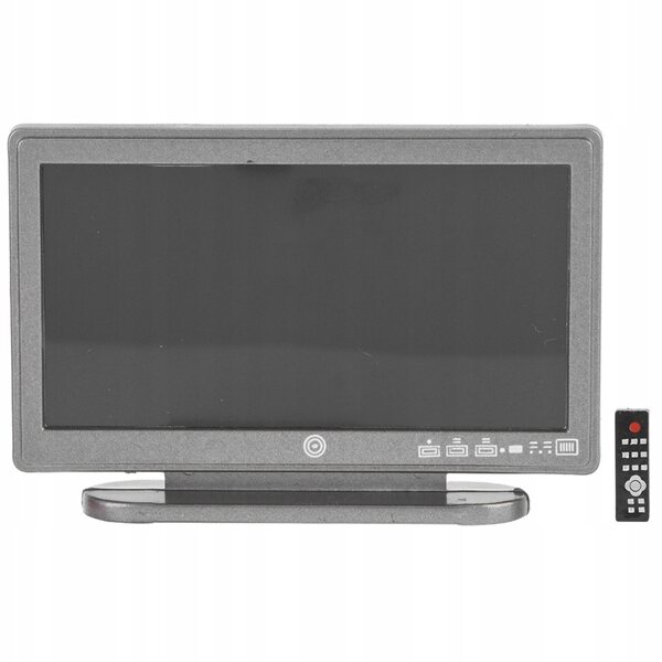 Miniatura televisore LCD 1:12 per casa delle bambole, accessorio moderno e dettagliato