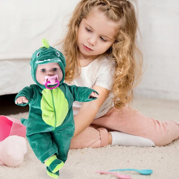 Kleidung für 35–45 cm große Puppen, Stoffbodys und Socken, Spielzeugzubehör