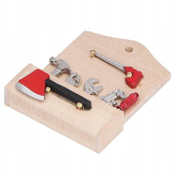 1:12 Puppenhaus-Werkzeugminiaturen mit realistischen Details