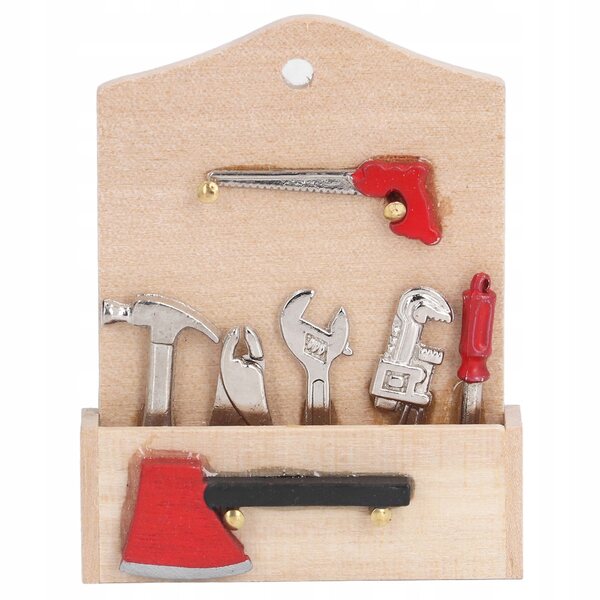 1:12 Puppenhaus-Werkzeugminiaturen mit realistischen Details