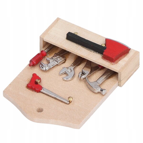 1:12 Puppenhaus-Werkzeugminiaturen mit realistischen Details