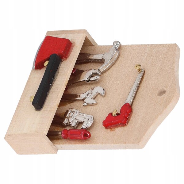 1:12 Puppenhaus-Werkzeugminiaturen mit realistischen Details