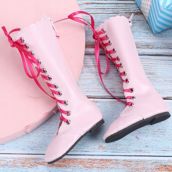 Elegante Schnürschuhe für 60cm Puppen, robust und hochwertig