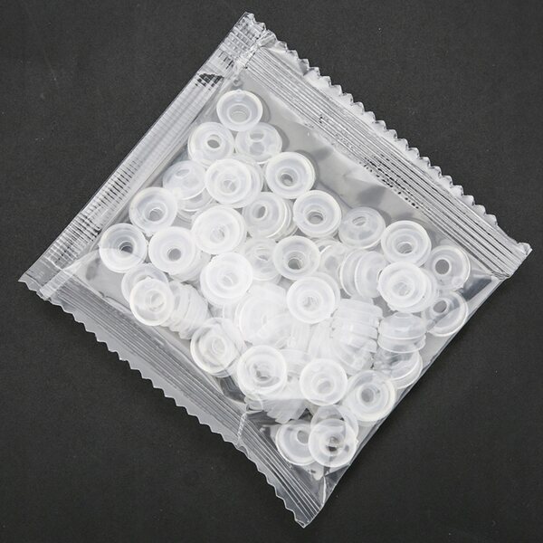 100 Stück 10 mm farbige Kunststoffaugen für Puppen, Stofftiere und kreative Arbeiten