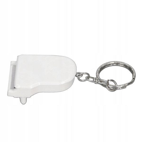 Dekorativer Mini-Hammerklavier-Schlüsselanhänger aus Kiefernholz, elegant und langlebig