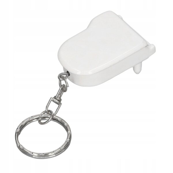Dekorativer Mini-Hammerklavier-Schlüsselanhänger aus Kiefernholz, elegant und langlebig