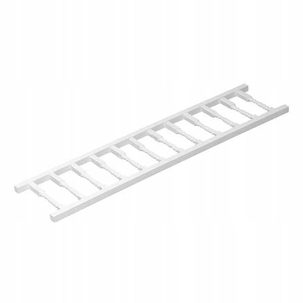 1:12 Holzbalustrade für Puppenhaus, elegante Miniaturdekoration