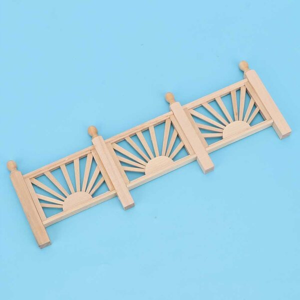 Miniatura ringhiera per casa delle bambole 1:12 decorazione giardino accessorio