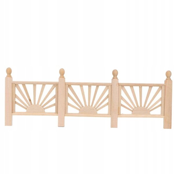 Miniatura ringhiera per casa delle bambole 1:12 decorazione giardino accessorio