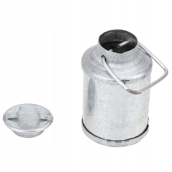 Metallminiatur für Puppenhäuser: kleines Milchkännchen im Maßstab 1:12