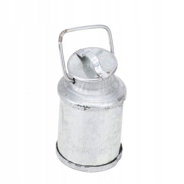 Metallminiatur für Puppenhäuser: kleines Milchkännchen im Maßstab 1:12