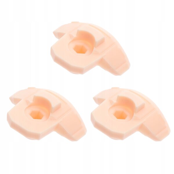Set 3 supporti per volti bambole fai da te in plastica sicura per bambini