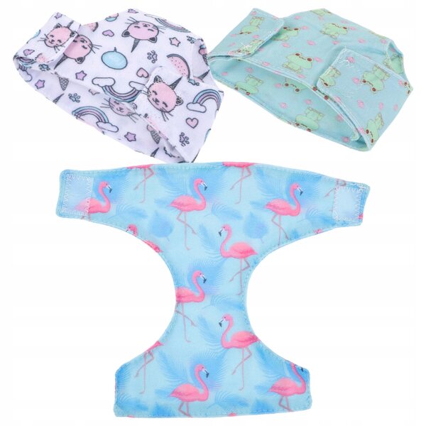 Set 3 Mini Biancheria Intima per Bambole 18 Pollici, Colori Assortiti