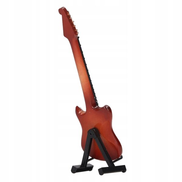 Miniatura chitarra in legno per bambole, leggera e dal design raffinato