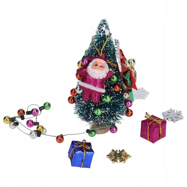 DIY Puppenhaus mit Weihnachtsbaum: Hervorragende Verarbeitung und Weihnachtsdekoration