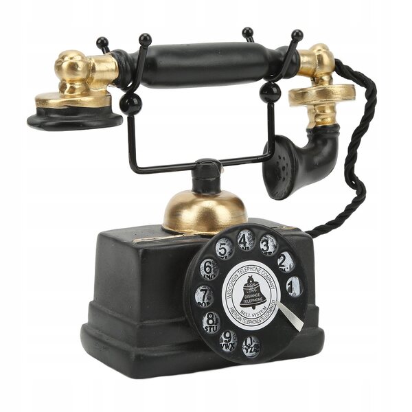 Dekoratives Vintage-Telefonmodell aus Kunstharz für Zuhause und Geschäft