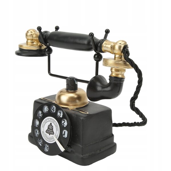 Dekoratives Vintage-Telefonmodell aus Kunstharz für Zuhause und Geschäft