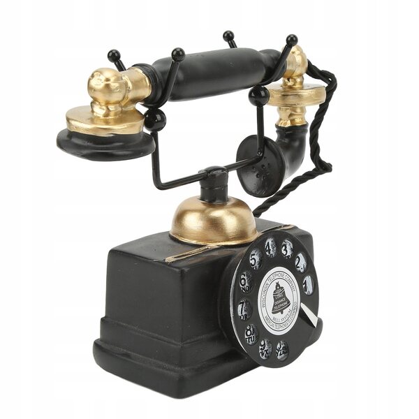 Dekoratives Vintage-Telefonmodell aus Kunstharz für Zuhause und Geschäft