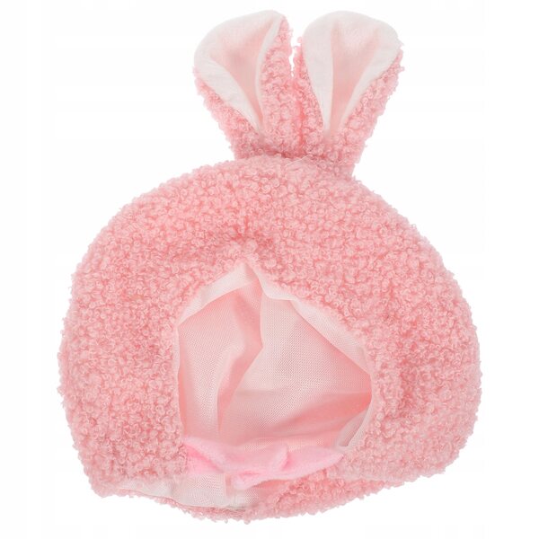 Mini cappello peluche per bambole in cotone morbido, accessorio decorativo rosa