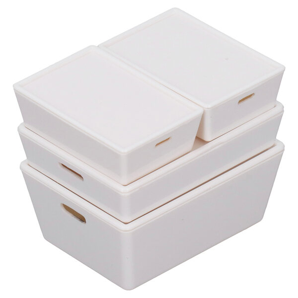 Set 4 Scatole per Casa delle Bambole Dettagli Precisi Compatibili Scala 1:6 e 1:12