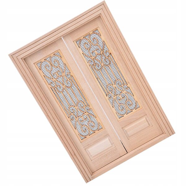 Mobili in legno grezzo scala 1:12 per casa delle bambole DIY miniatura