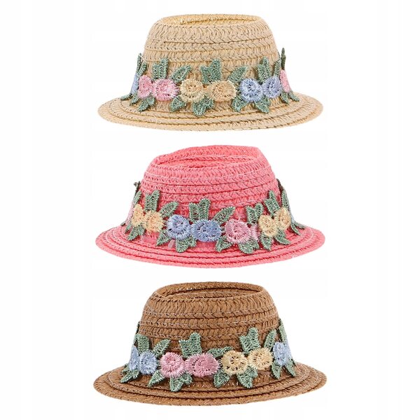 Set 3 Mini Cappelli Colorati per Bambole - Accessori Creativi e Decorazioni