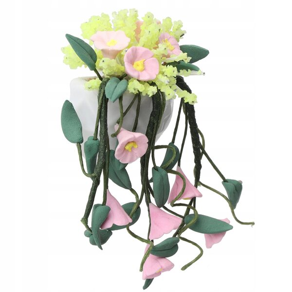 1:12 Miniatur-Blumendekorationen für Puppenhäuser, elegante und farbenfrohe Accessoires