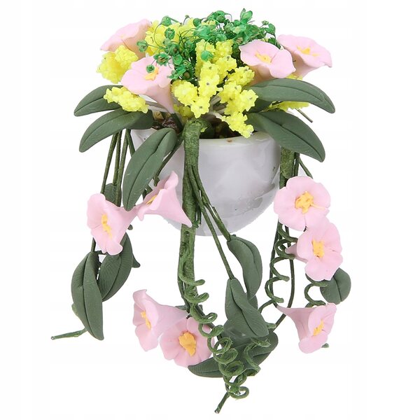 1:12 Miniatur-Blumendekorationen für Puppenhäuser, elegante und farbenfrohe Accessoires