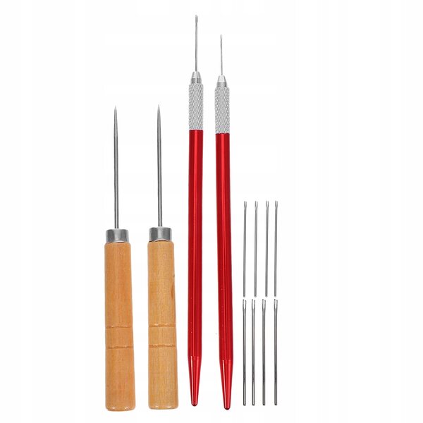 Professionelles Set aus Metallnadeln für die Haartransplantation bei Puppen und Perücken
