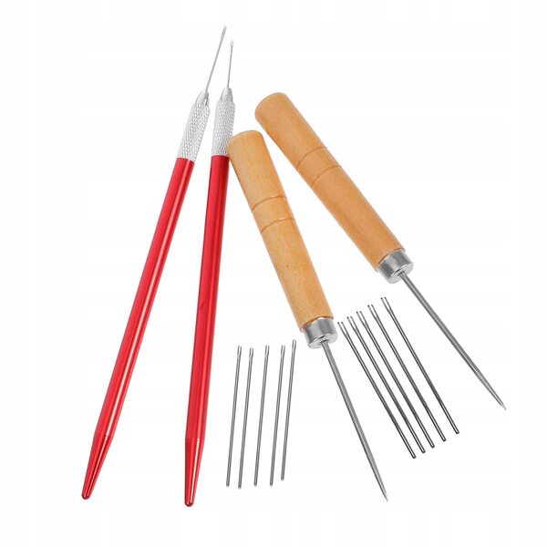Professionelles Set aus Metallnadeln für die Haartransplantation bei Puppen und Perücken