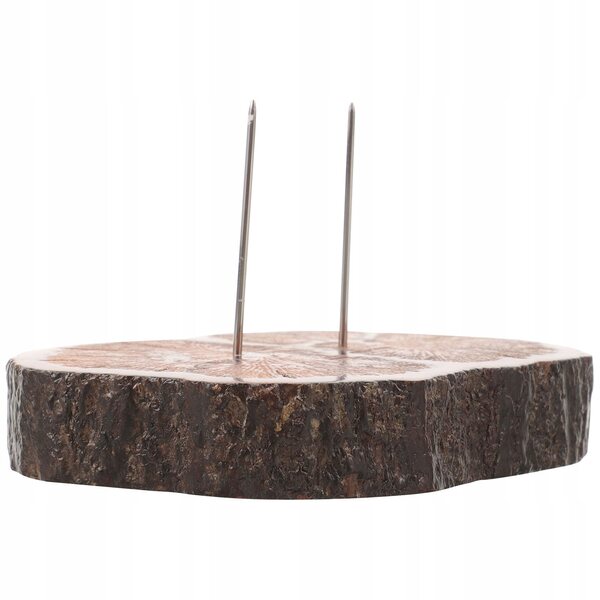 Stojak Espositivo in Legno e Metallo per Bambole di Feltro e Piccole Figurine