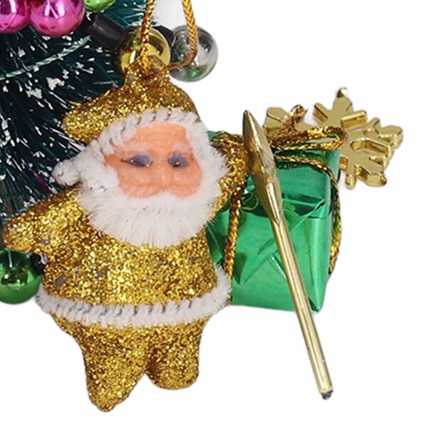 Miniatura Albero di Natale per Casa delle Bambole DIY con Accessori Colorati