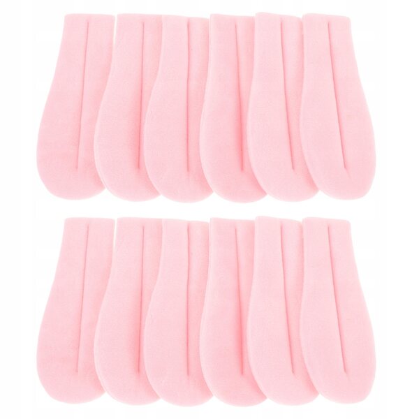 12 Stück rosa Stoffzungen für die DIY-Puppenherstellung
