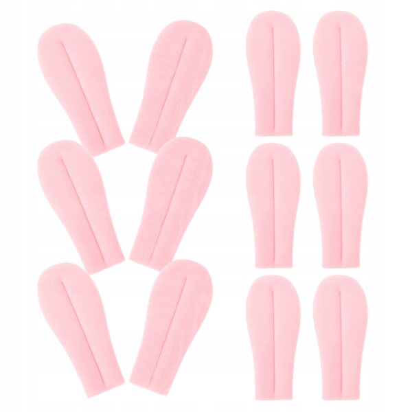 12 Stück rosa Stoffzungen für die DIY-Puppenherstellung