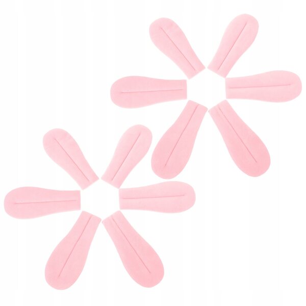 12 Stück rosa Stoffzungen für die DIY-Puppenherstellung