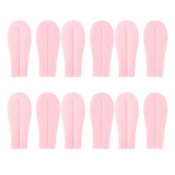 12 Stück rosa Stoffzungen für die DIY-Puppenherstellung