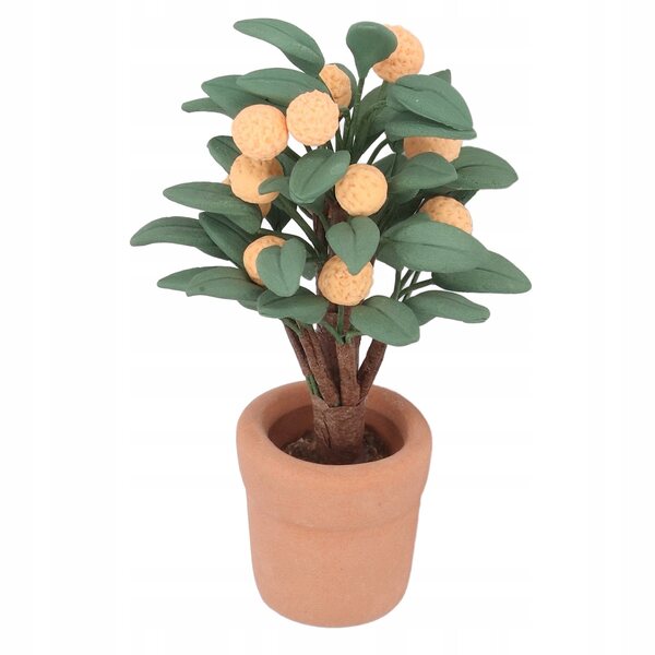 Puppenhaus-Miniatur-Bonsai 1:12 – Dekoration mit Keramikpflanze
