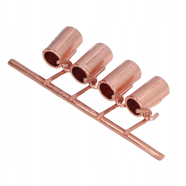 1:12 Mini Vintage Metallkessel für Puppenhäuser, stilvolles Design