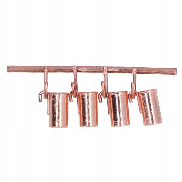 1:12 Mini Vintage Metallkessel für Puppenhäuser, stilvolles Design