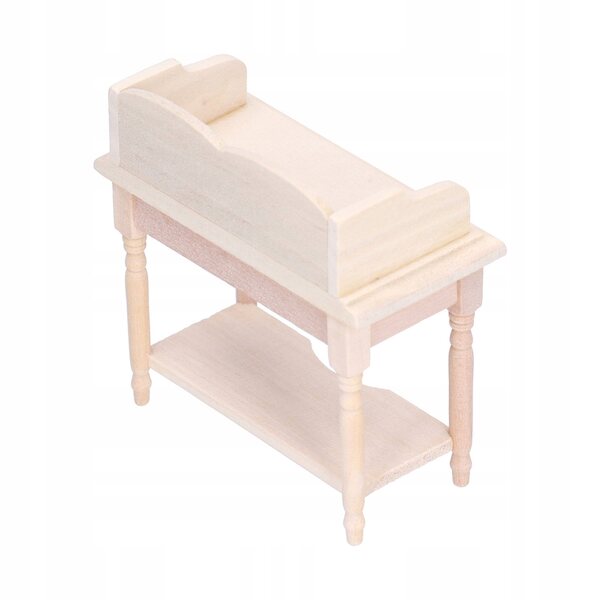 1:12 Miniatur-Schreibtisch für ein Puppenhaus – DIY-Set, kreativ und sicher
