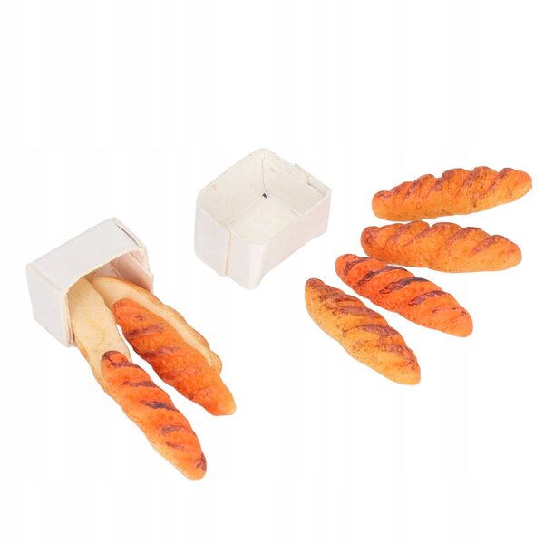 Set 40 Miniature Pane per Casa delle Bambole con Alta Simulazione in Resina