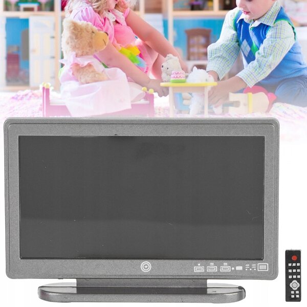 Mini TV LCD in Scala 1:12 per Case delle Bambole - Accessorio Moderno e Dettagliato