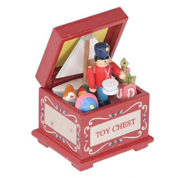 Miniatura Scatola Vintage in Legno per Bambole 1:12 - Scrigno Decorativo e Sicuro