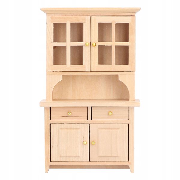 1:12 Miniatur-Holzschrank für Puppenhaus, elegant und langlebig