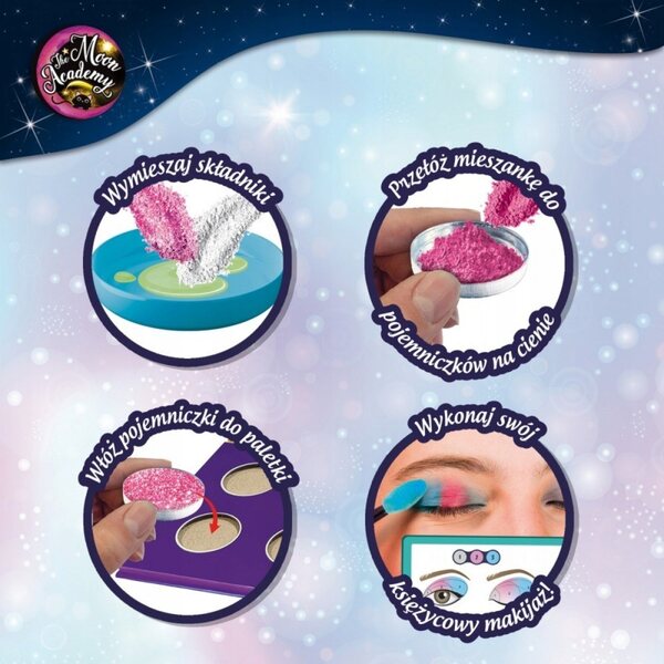 Moon Academy-Set – Mond-Lidschatten für kreative Kinder